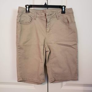 Faded Glory Khaki Bermuda Shorts, 14